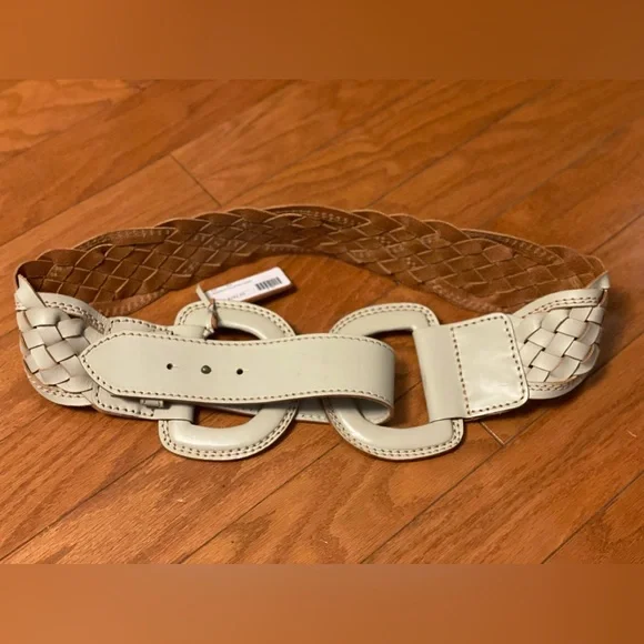 Linea Pelle | Accessories | Linea Pelle Braided Leather Belt  display picture 1